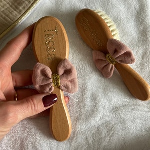 Brosse à cheveux bébé personnalisée image 7