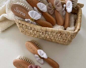 Personalized baby hairbrush