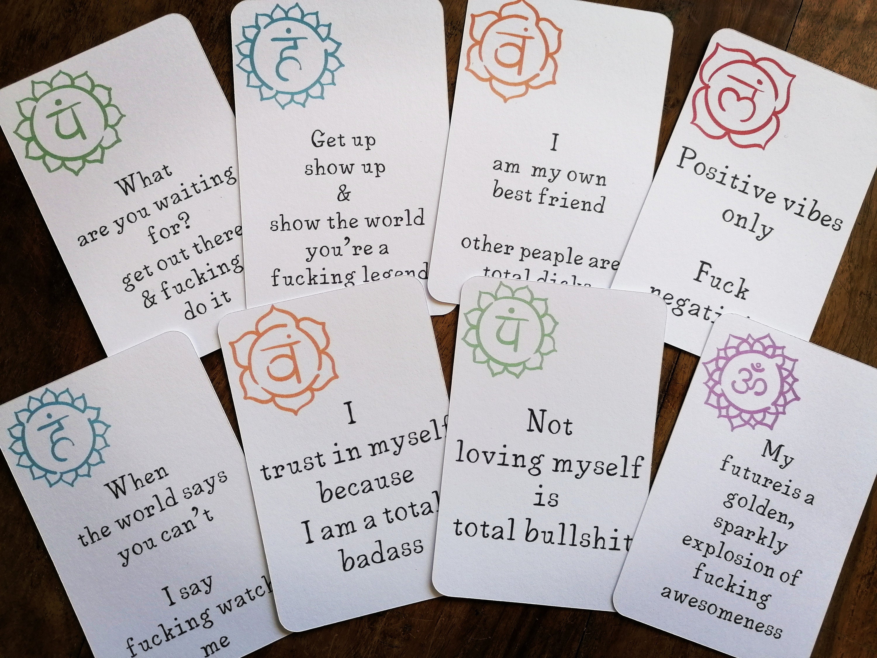 sweary-affirmation-cards-gift-fun-gift-positivity-etsy-uk