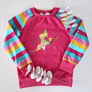 Raglanshirt, Langarmshirt, Bibi Blocksberg, Kindershirt, Sommershirt