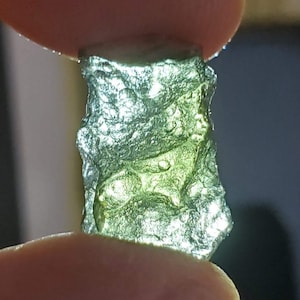 Rough Raw Moldavite 1.15 Grams Czech Republic