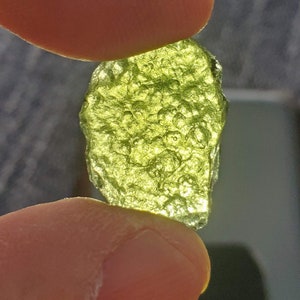 Rough Raw Moldavite 2.34 Grams Czech Republic