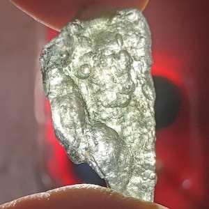 Rough Raw Moldavite 1.27 grams Czech Republic