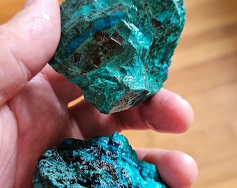 Rough Raw Chrysocolla AAA Quality 3-4 Inch Examples 2.0 lbs Wholesale Lot