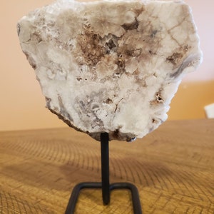 Pink Amethyst Slice On Stand 1 Lb Patagonia, Argentina