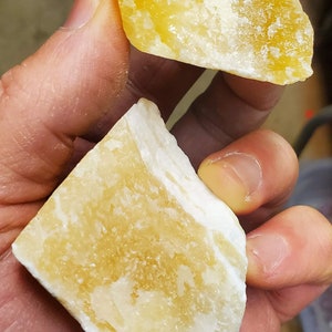 Rough Raw Orange Calcite 1 Lb Lot