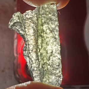 Rough Raw Moldavite 2 Grams Czech Republic