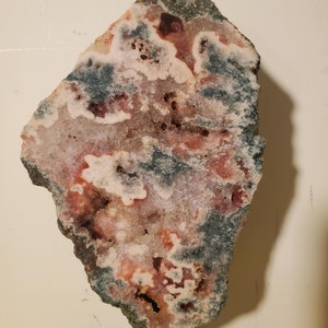 Pink Amethyst Slice On Stand 1.2 Lbs Patagonia, Argentina