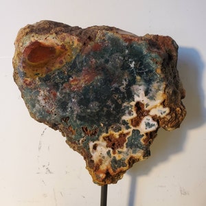 Pink Amethyst Slice On Stand 2.5 Lbs Patagonia, Argentina