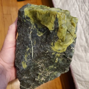 Rough Raw Serpentine With Pyrite Huge Example! AAA Quality 11.2 Lbs Brazil