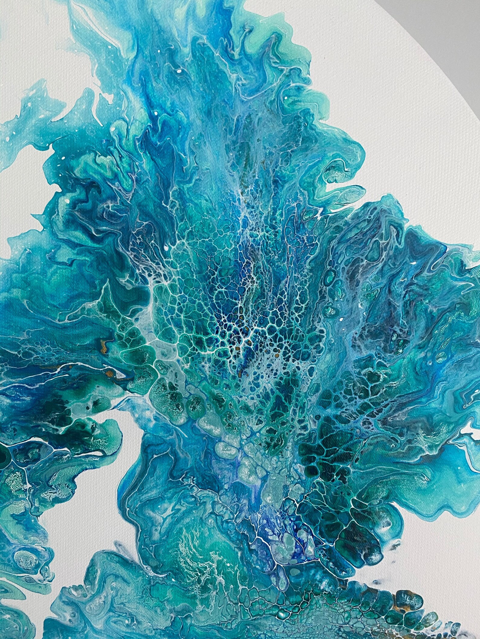 Custom Made Round Painting Dutch Pour Etsy