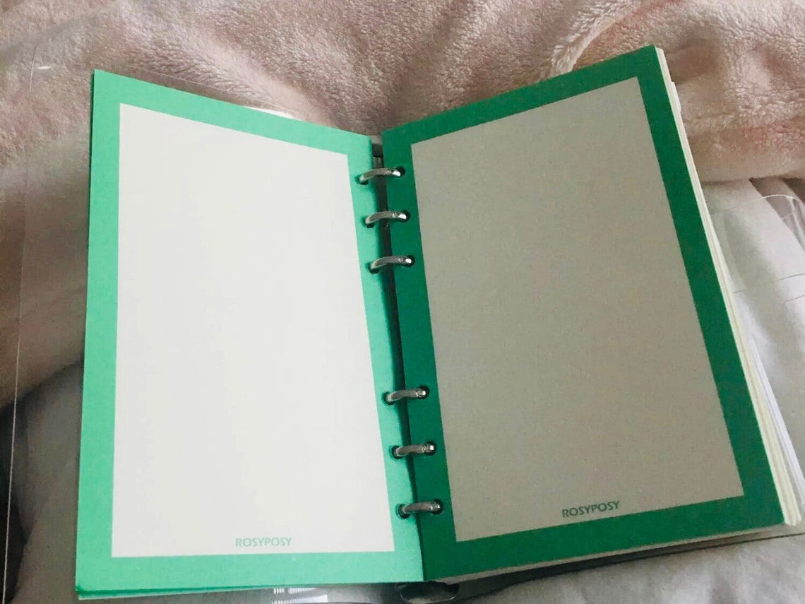 Loose Leaf Binder Small Journal Etsy