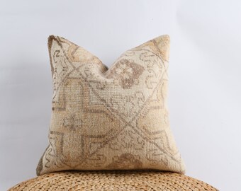 Kilim Pillow 18\u00d718inches Decorative Pillow Hemp Pillow Pillow Cushion Cover Turkish Kilim Pillow Throw Home Living Eclectic Tribal Pillow