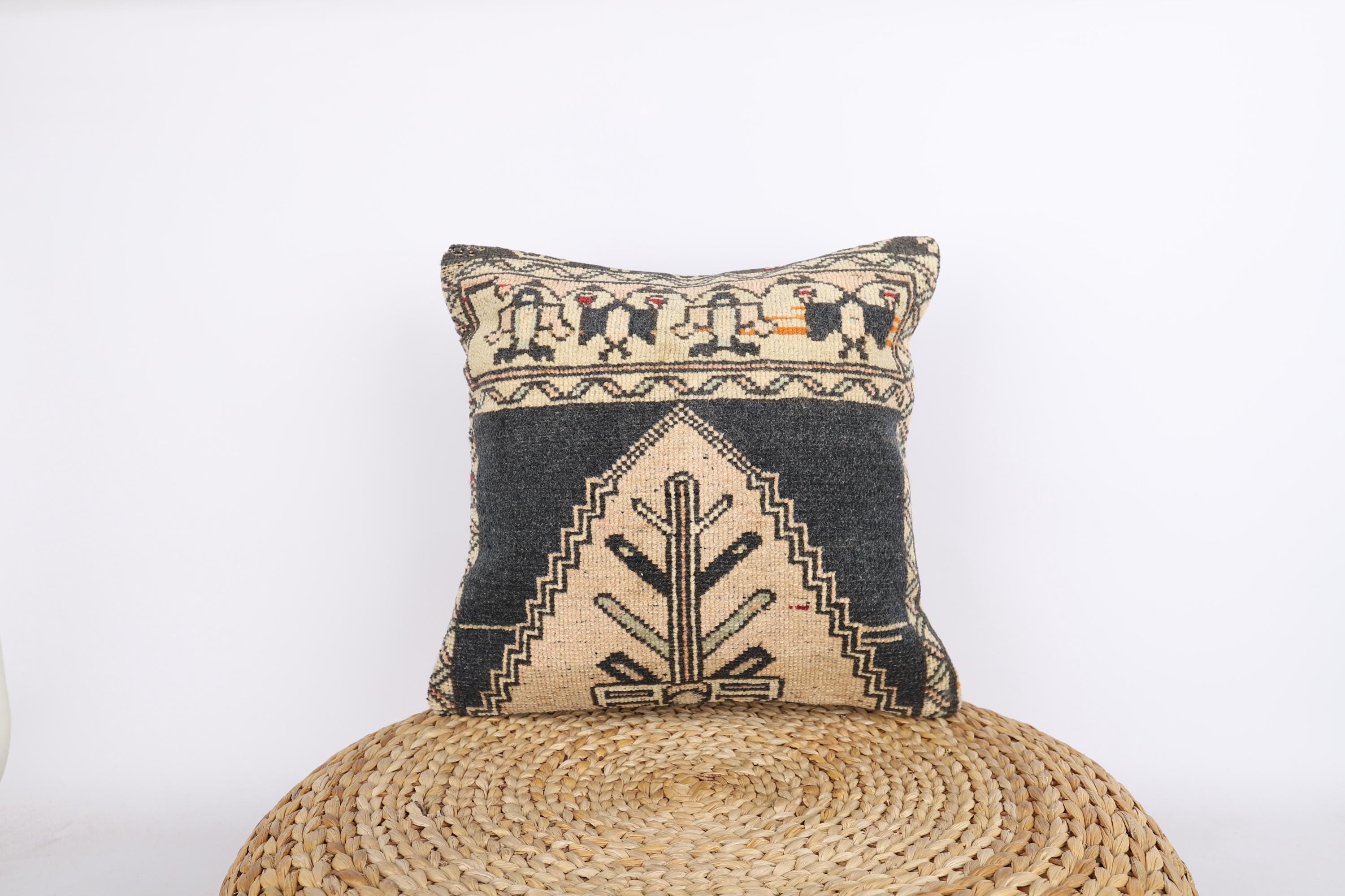 Bohemian Kilim Pillow, Turkish Carpet Pillow, Tribal Pillow, Decorative Pillow, Ethnic Kilim Pillow, Kilim Cushion Cover, Couch Pillow