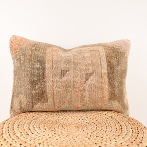 Kilim Pillow, Turkish Carpet Pillow, 16x24 Pillow Cover, Decorative Pillow, Throw Pillow, Bohemian Kilim Pillow, Home Decor, Cushion Cover