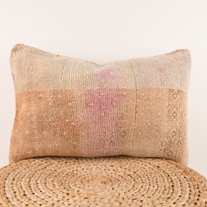 Kilim Pillow, Turkish Carpet Pillow, 16x24 Pillow Cover, Decorative Pillow, Throw Pillow, Bohemian Kilim Pillow, Home Decor, Cushion Cover