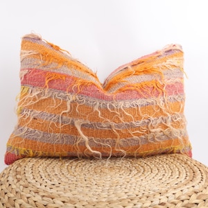 Bohemian Kilim Pillow, Turkish Carpet Pillow, Home Decor, 16x24 Pillow Cover, Boho Pillow, Couch Accent Pillow, Pillow Shams, Cushion Cover