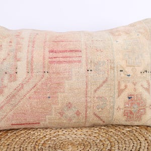 Ethnic Kilim Pillow, 16x24 Pillow Cover, Turkish Carpet Pillow, Home Decor, Turkey Pillow, Boho Decor, Tribal Couch Pillow, Cushion Cover