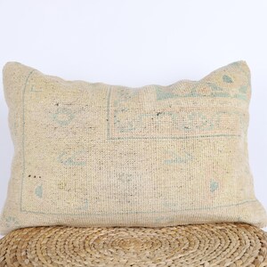 Kilim Lumbar, Bohemian Kilim Pillow, Turkish Carpet Pillow, 16x24 Pillow Cover, Throw Pillow, Sofa Accent Pillow, Boho Decor, Cushion Cover