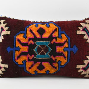 16x24 Pillow Cover, Beige Pillow Cover, Turkish Kilim Pillow, Beige Throw Pillow, Handwoven Textured Pillow, Tülü Pillow, Neutral Pillow