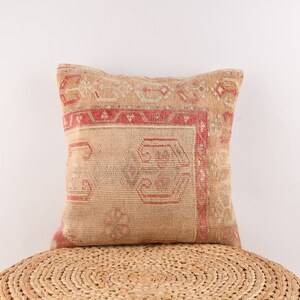 Kilim Pillow , 18x18 Turkish Kilim Pillow, Bohemian Kilim Pillow, Livingroom Decor, Boho Pillow, Sofa  Pillow, Home Decor, Cushion Cover