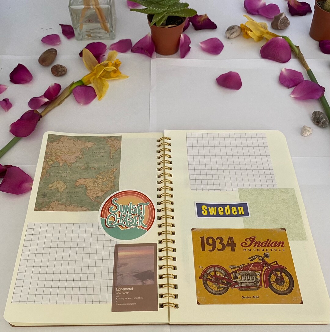 Handmade Bullet Journal Uk Gift 50 Pages Etsy