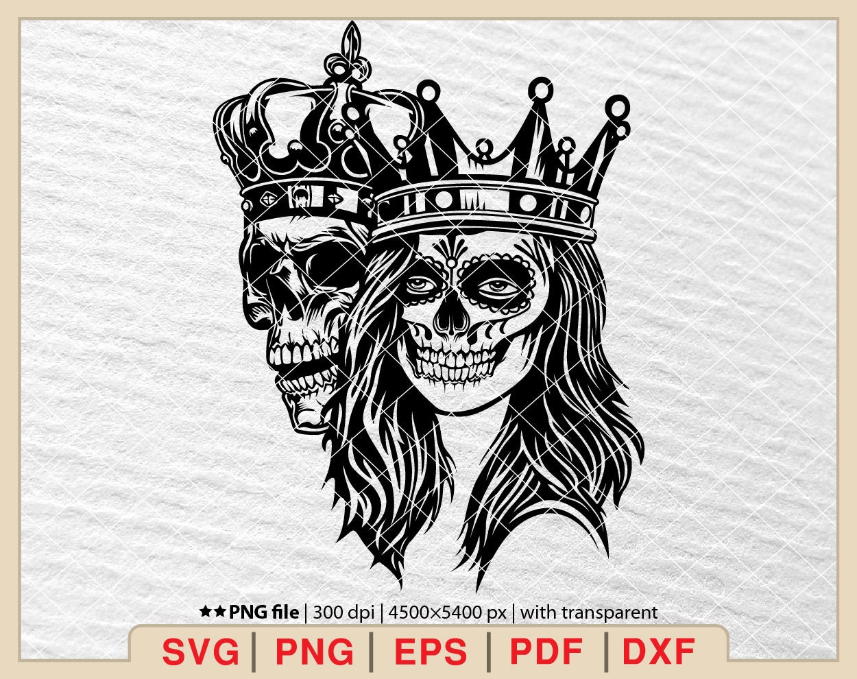 Queen Vinyl Sticker | x Graphics Shirts 18x11.3 / Black with Grey