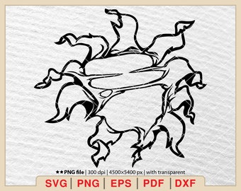Ripped Open Shirt SVG: Tear Away Design (Digital Download)