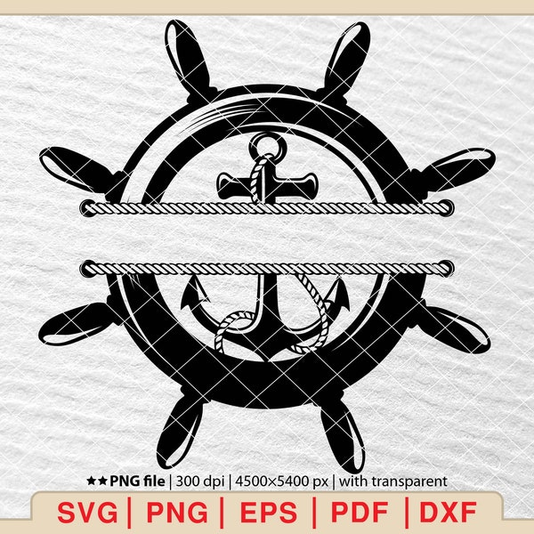 Split Anchor Name Frame Svg, Split Anchor Rope Svg, Monogram Anchor Svg,Nautical Cut File,Sailing Boat Anchor Svg,Anchor Ocean Name [EP-313]