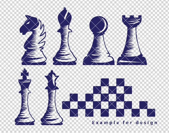 Chess Pieces Svg Chess Game Svg Chess Svg Chess Figures 