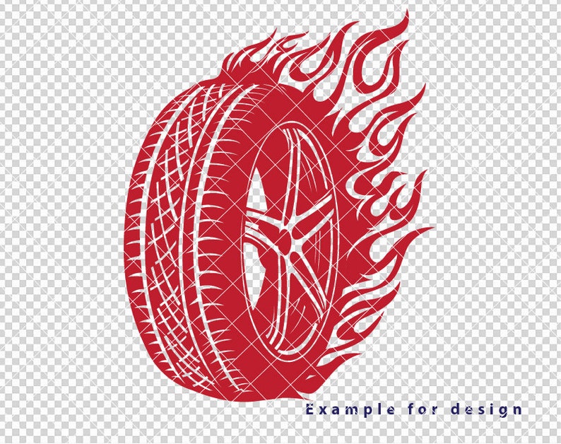 Race Wheel Flames Svg Wheel Svg Wheel Fire Flame Svg Fire Etsy