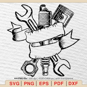 Repair tools Svg, Wrench Svg, Mechanic logo, Handyman logo, Repair logo, Mechanic Svg, Handyman Svg, Tools car svg,Files for cricut  [EP-17]