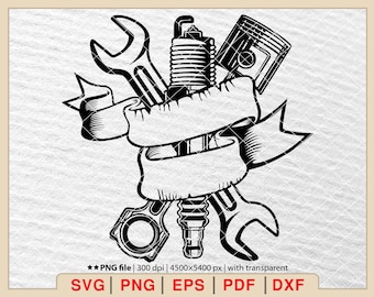 Repair tools Svg, Wrench Svg, Mechanic logo, Handyman logo, Repair logo, Mechanic Svg, Handyman Svg, Tools car svg,Files for cricut  [EP-17]