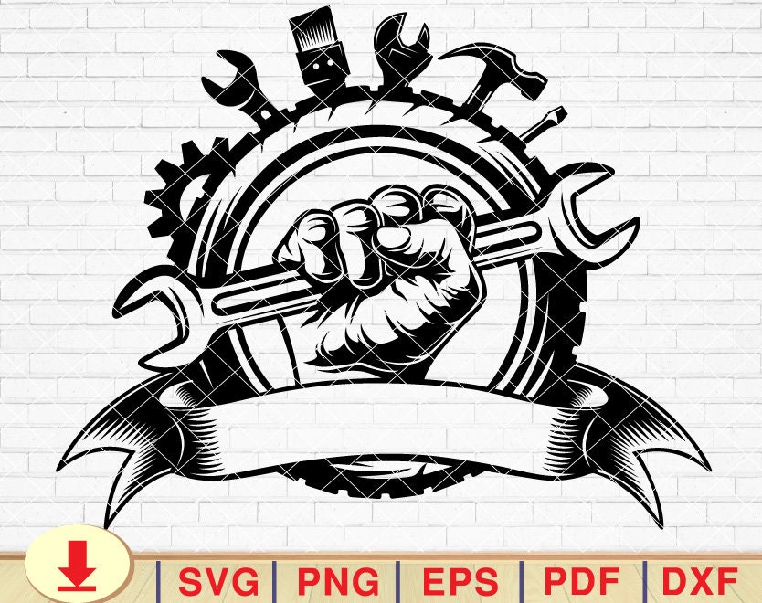 Repair Tools Svg Wrench Svg Mechanic Logo Handyman Logo Etsy