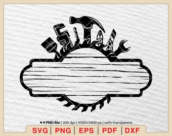 Builder Svg, Contractor Svg, Repairman Svg, Carpenter Svg, Builder Clipart, Builder Files for Cricut, Cut Files For Silhouette [EP-177]