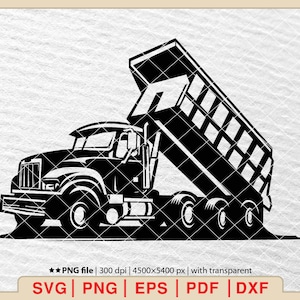 Dump Truck Svg, Truck Svg, Trucker Svg, Trucking Svg,Truck Svg, Dump Truck Files for Cricut, Dump Truck Cut Files [EP-06]