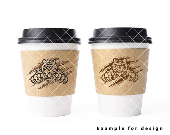 Tiger Claw Scratch SVG: Head & Marks Clipart (digital Files) - Etsy