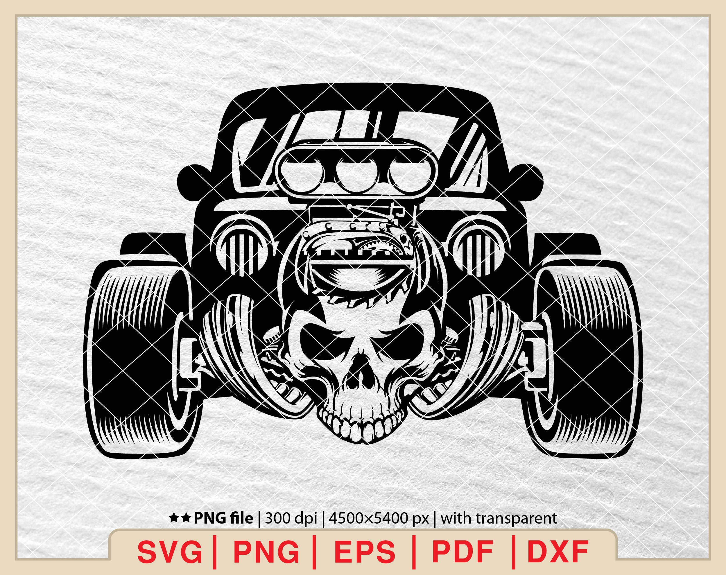 Rat Rod Rear Svg Hot Rod Skull Svg,classic Car Svg,hot Rod Car Svg,vintage Car Svg ...