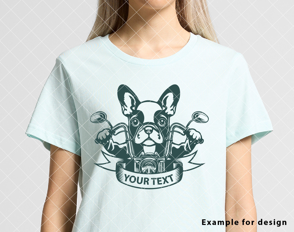 Biker French Bulldog SVG, French Bulldog Svg, Motorcycle Svg