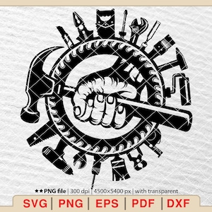 Handyman Tools SVG: Construction Repair Design (Digital Download)