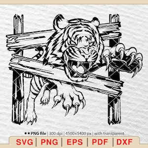 Tiger Scratches Svg, Tiger Svg, Tiger Face Svg, Tiger Head Svg, Tiger Svg Bundle, Tiger Silhouette, Tigers Svg, Animals Svg  [EP-40]