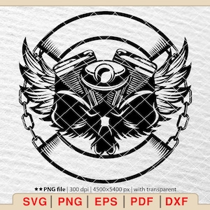 Mechanic Skull SVG: Tools Clipart, Shirt Design (Digital Files)