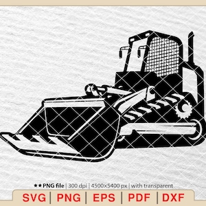 Loader Truck Svg, Construction Vehicle Svg,Bulldozer Svg,Construction Truck Svg,Excavator Svg ,Excavator Clipart,Bulldozer Clipart  [EP-294]