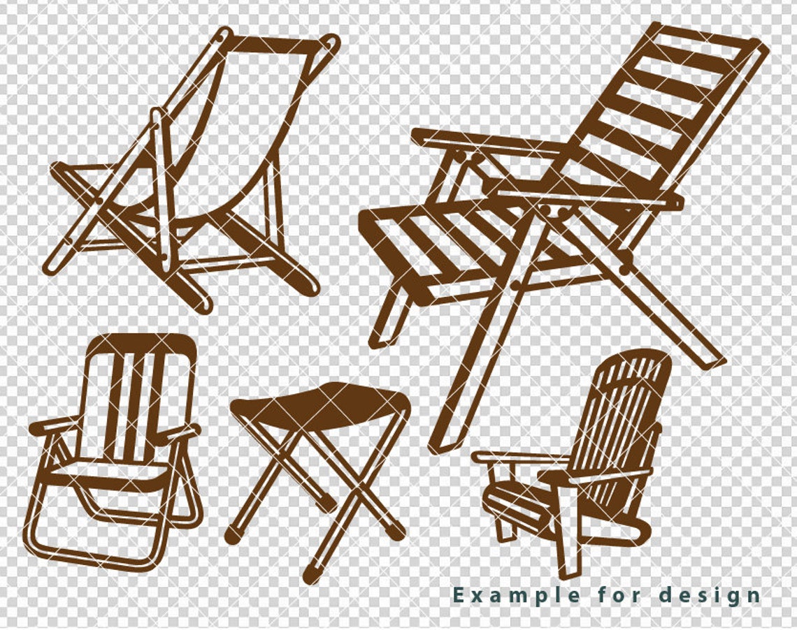 Camping Chair SVG Shairs Svg Bundle Lawn Chair Svg Etsy