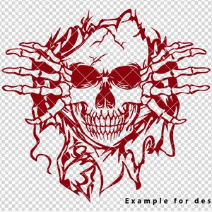Skull Rip Open Shirt Svg Skeleton Svg Ripped Skull Svg - Etsy UK