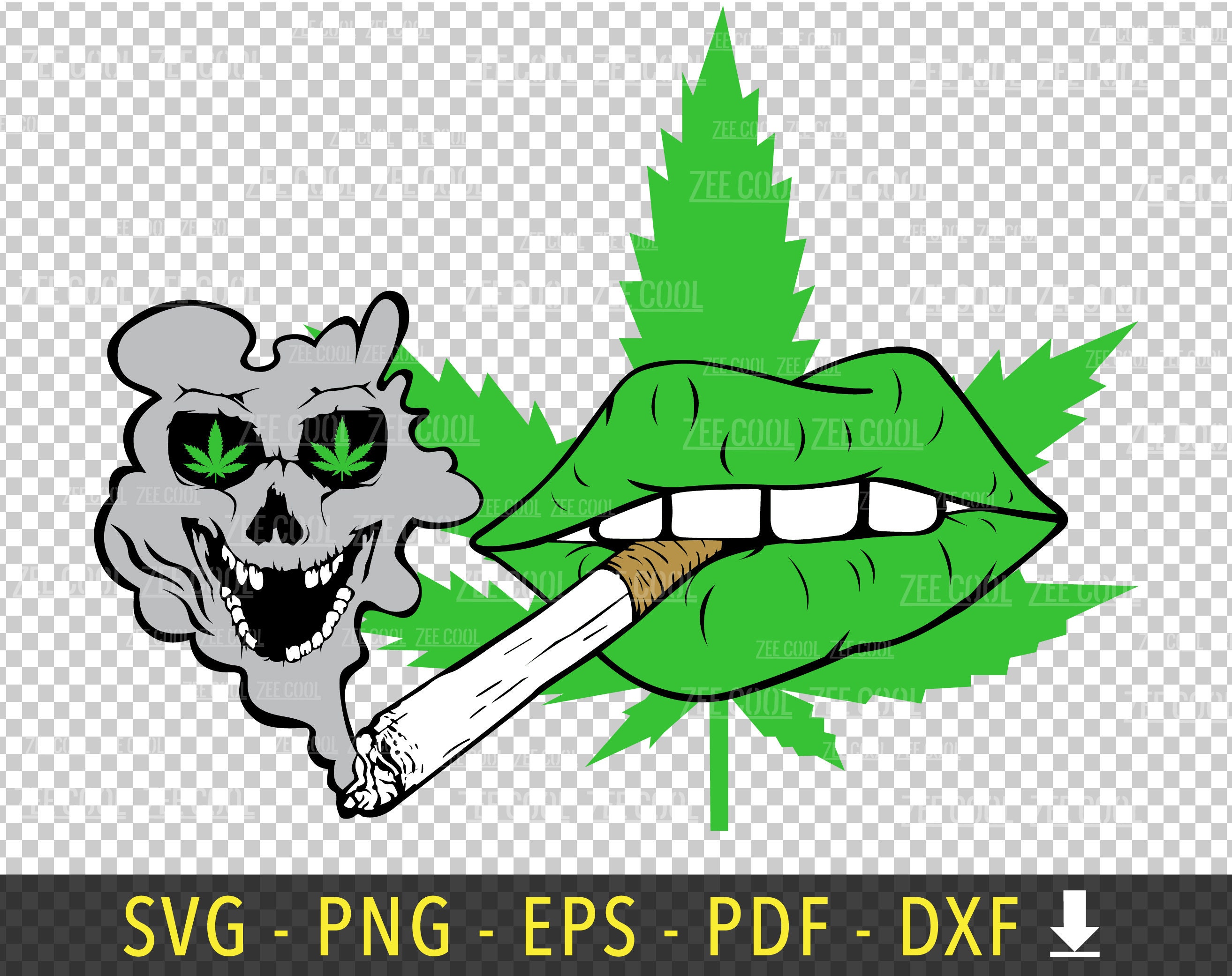 Weed Smoke SVG