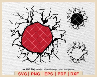 Ripped Open Shirt SVG: Tear Away Design (Digital Download)