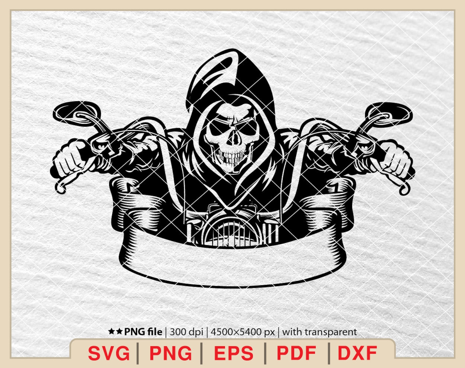 Motorcycle Rider Skull SVG: Chopper Biker Design (digital Files) - Etsy