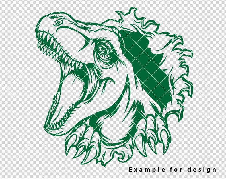 Trex Scratch SVG Dinosaur Svg T Rex Svg Tyrannosaurus Rex Etsy