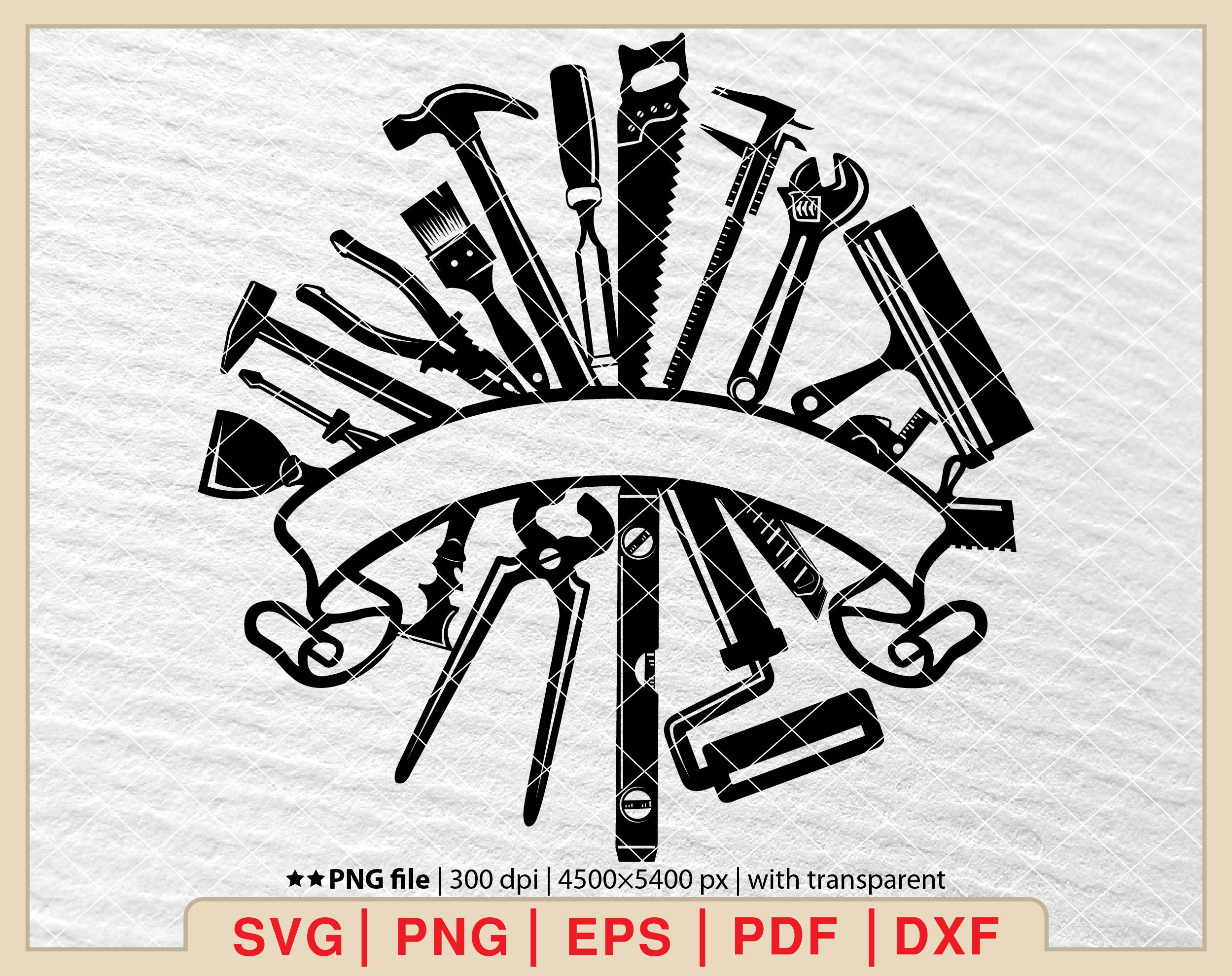 Tools SVG: Mechanic, Carpenter, Contractor Logo (digital Files) - Etsy